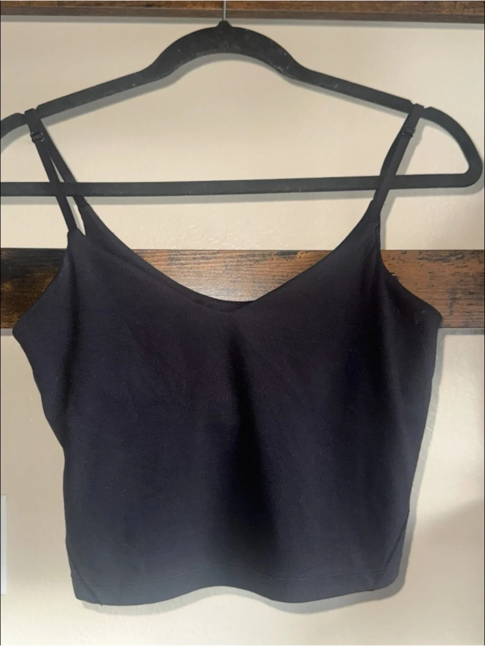 lululemon Align™ Cropped Cami Tank Top *Light Support, A/B in Black, Size: 8